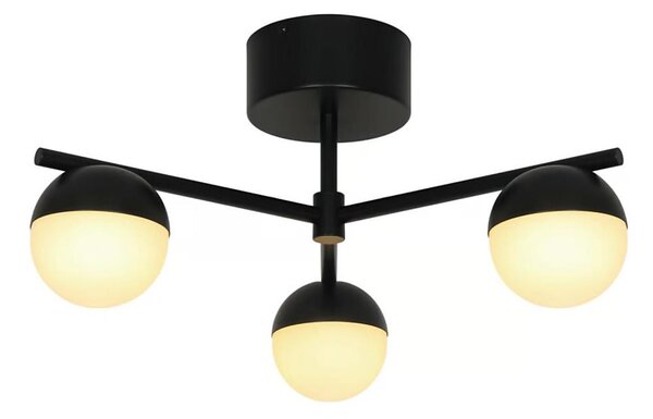 Nordlux - Lampadario a plafone CONTINA 3xG9/5W/230V nero
