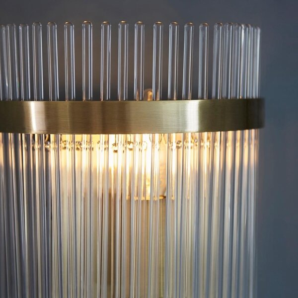 Endon 99168 - Applique MARIETTA 1xE14/6W/230V ottone/limpido
