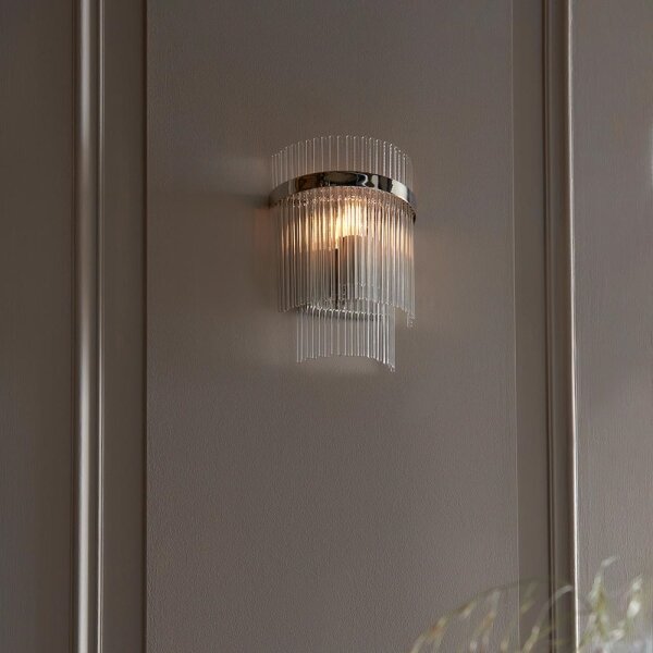 Endon 104114 - Applique MARIETTA 1xE14/6W/230V cromo lucido/limpido