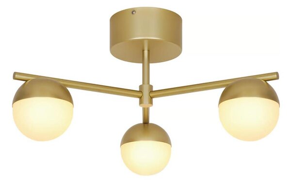Nordlux - Lampadario a plafone CONTINA 3xG9/5W/230V ottone