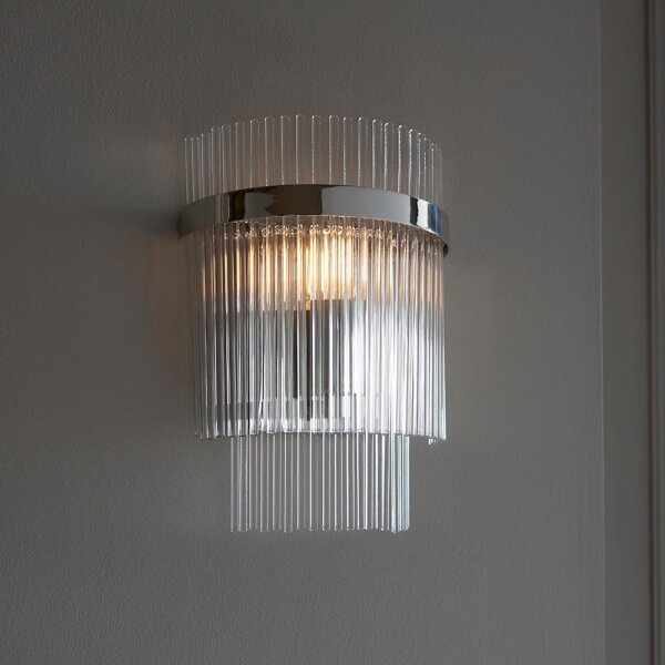 Endon 104114 - Applique MARIETTA 1xE14/6W/230V cromo lucido/limpido