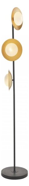 Endon 92039 - Lampada con piedistallo RUFFLE 3xG9/3W/230V nero/oro