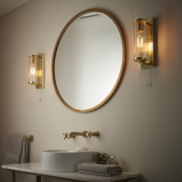 Endon 94075 - Applique da bagno TAYLOR 1xE27/10W/230V IP44 oro