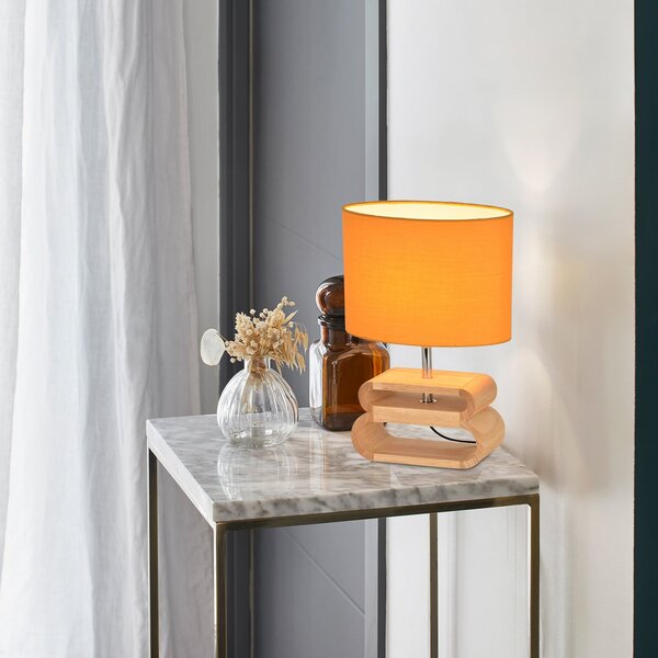 Lampade da tavolo COREP, Oslo, Giallo, Soggiorno, Tessuto / Tessile
