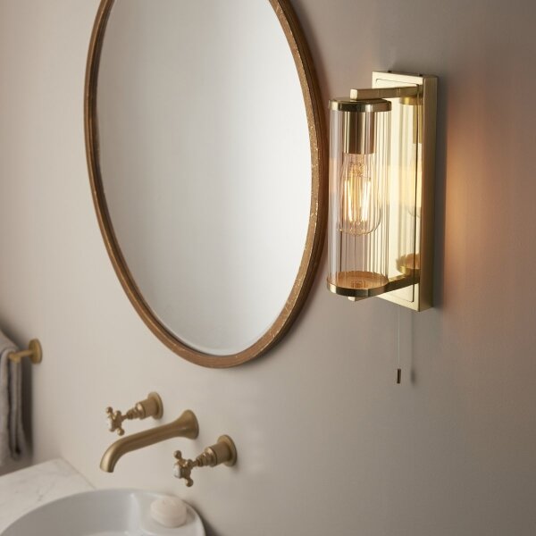 Endon 94075 - Applique da bagno TAYLOR 1xE27/10W/230V IP44 oro