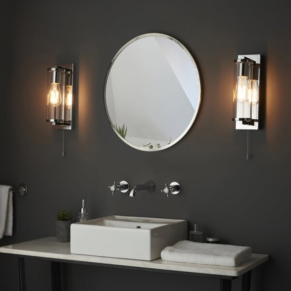 Endon 94074-Applique da bagno TAYLOR 1xE27/10W/230V IP44 cromo lucido