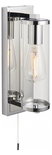 Endon 94074-Applique da bagno TAYLOR 1xE27/10W/230V IP44 cromo lucido