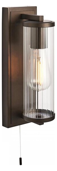 Endon 94077 - Applique da bagno TAYLOR 1xE27/10W/230V IP44 marrone