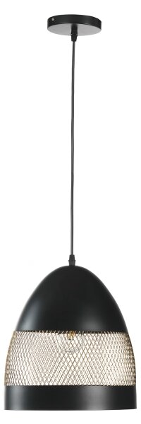 ONLI - Lampadario a sospensione con filo POLLY 1xE27/22W/230V nero