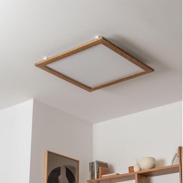 Eglo - Pannello a plafone LED SALOBRENA-RW WOOD LED/34W/230V 2700/4000K marrone