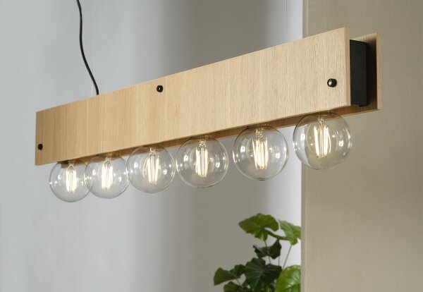 ONLI - Lampadario a sospensione con filo ARGO 6xE27/22W/230V beige
