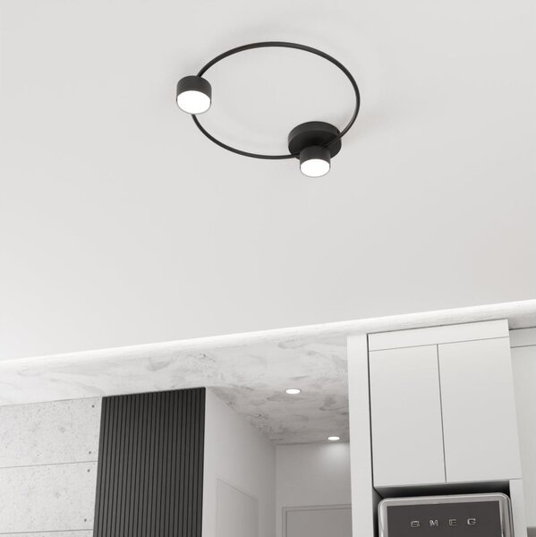 Plafoniera LUCIO 2xGX53/12W/230V nero