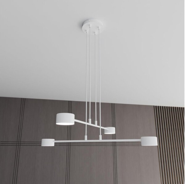 Lampadario a sospensione con filo MODUS 4xGX53/10W/230V bianco