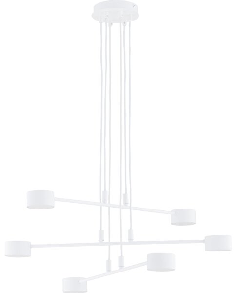Lampadario a sospensione con filo MODUS 6xGX53/10W/230V bianco