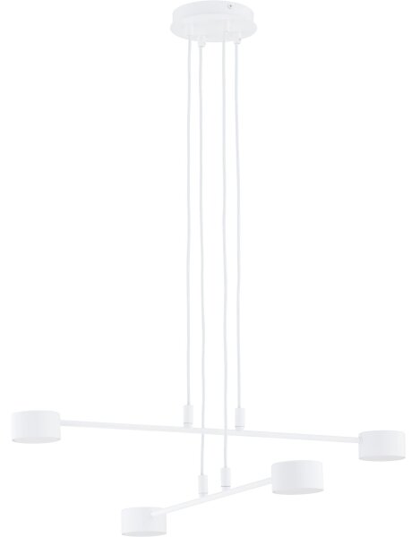 Lampadario a sospensione con filo MODUS 4xGX53/10W/230V bianco