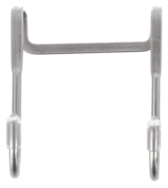 Set di ganci da appendere argentati in acciaio inox 2 pz – Orion