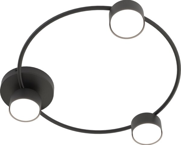 Plafoniera LUCIO 3xGX53/12W/230V nero