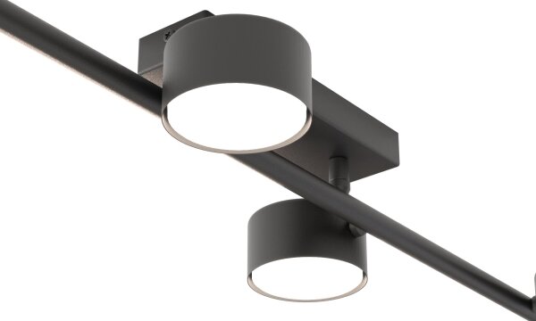 Plafoniera BET 4xGX53/12W/230V nero