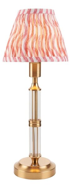 Endon 114842 - LED Lampada da tavolo ricaricabile dimmerabile MORTON LED/1,5W/5V ottone/rosa