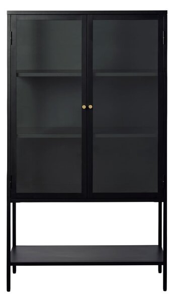 Vetrina nera in metallo 88x132 cm Carmel - Unique Furniture