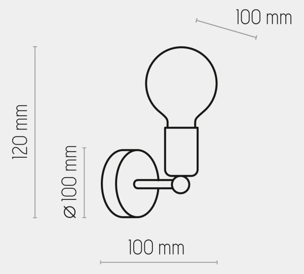 Brilagi - Applique OMBORO 1xE27/60W/230V