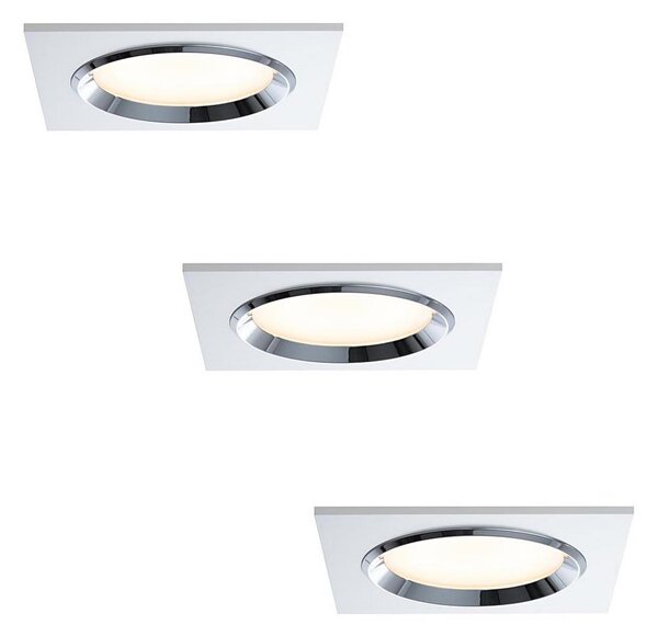 Paulmann 92695 - Set 3x LED 8W dimmerabile incasso DICE 230V