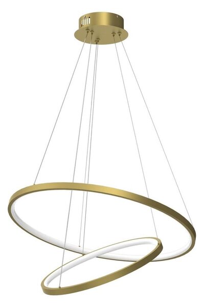 Lampadario LED a sospensione con filo HOOP LED/51W/230V diametro 60 cm 4000K oro