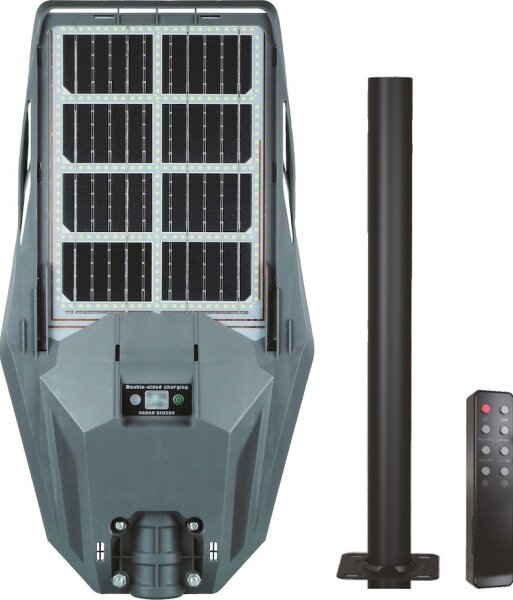 LED Lampione solare dimmerabile con sensore KERS LED/300W/3,2V 6500K IP65