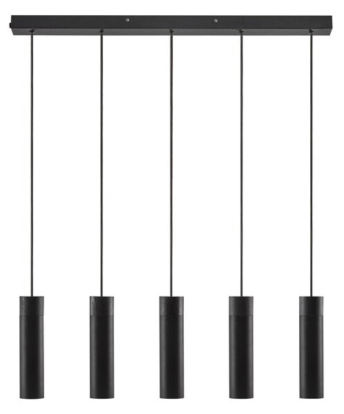 Lampada a sospensione Nordlux, Tilo, dimmerabile, Nero, Soggiorno, Metallo