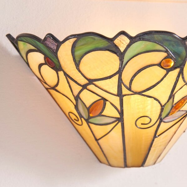 Endon 64198 - Applique da parete Tiffany JAMELIA 1xE14/40W/230V