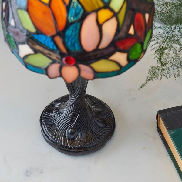 Endon 64331 - Lampada da tavolo Tiffany SYLVETTE 1xE14/40W/230V diam. 15 cm