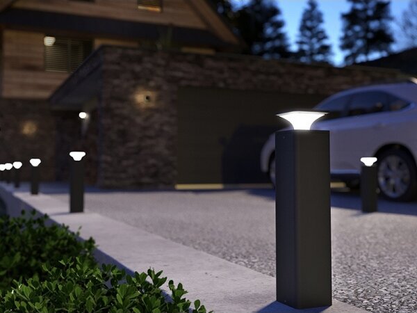 Lampada LED da esterno ORNELA LED/6W/230V 3000K IP54 marrone