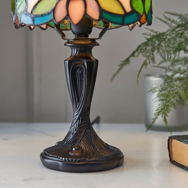 Endon 64331 - Lampada da tavolo Tiffany SYLVETTE 1xE14/40W/230V diam. 15 cm