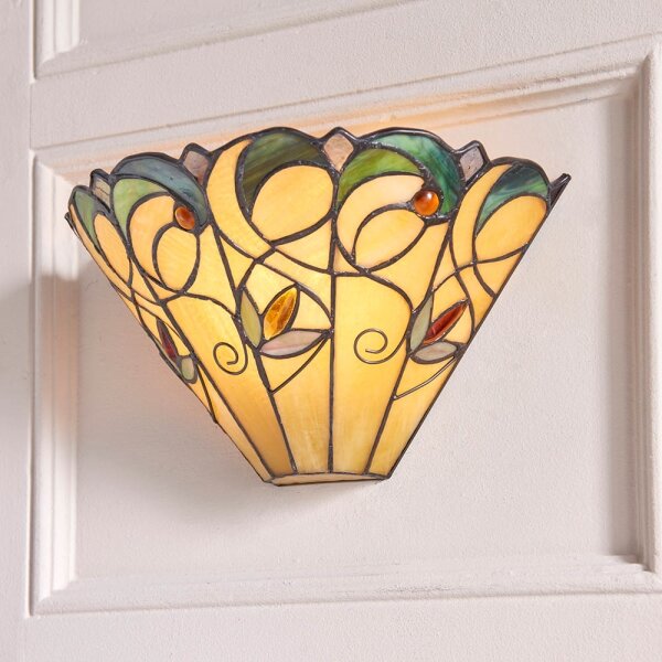 Endon 64198 - Applique da parete Tiffany JAMELIA 1xE14/40W/230V