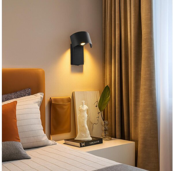 Brilagi - Applique a LED VASTO LED/3W/230V nero