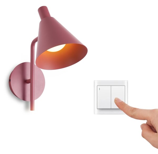 Brilagi - Lampada da parete LED LUCERA LED/3W/230V rosa