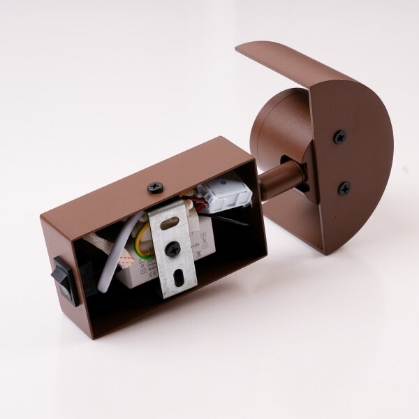 Brilagi - Applique a LED VASTO LED/3W/230V marrone