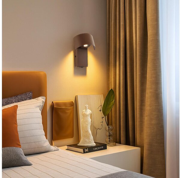 Brilagi - Applique a LED VASTO LED/3W/230V marrone