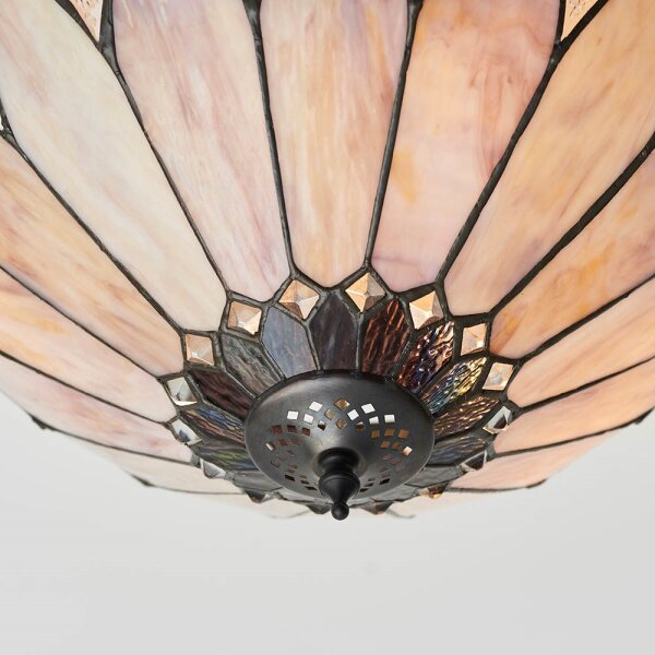 Endon 63978 - Lampadario a plafone Tiffany BROOKLYN 3xE27/60W/230V diam. 40 cm