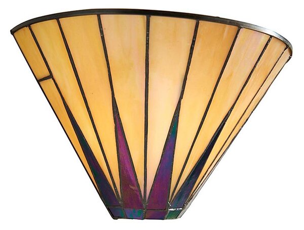 Endon 64046 - Applique da parete Tiffany DARK STAR 1xE14/40W/230V