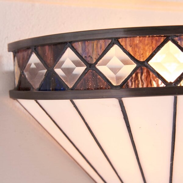 Endon 64149 - Applique Tiffany FARGO 1xE14/40W/230V