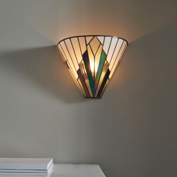 Endon 63940 - Applique da parete Tiffany ASTORIA 1xE14/40W/230V