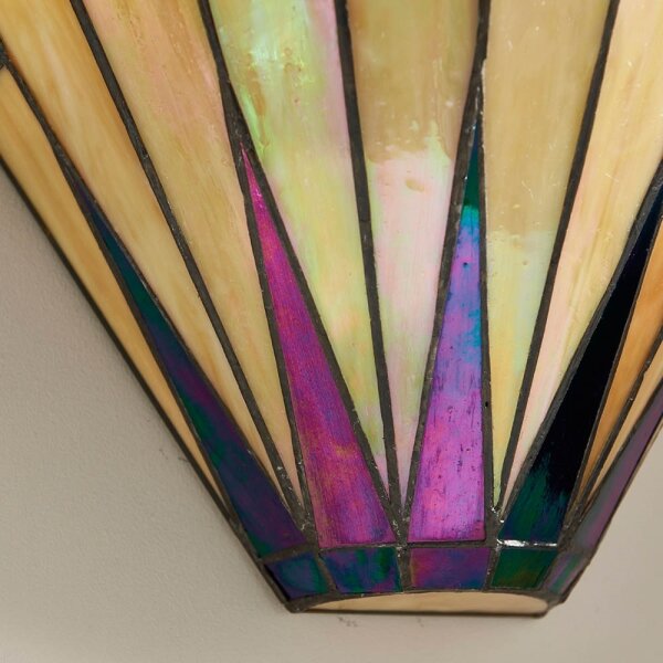 Endon 64046 - Applique da parete Tiffany DARK STAR 1xE14/40W/230V