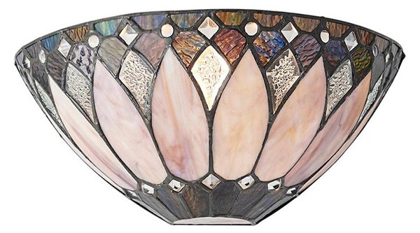 Endon 63983 - Applique da parete Tiffany BROOKLYN 1xE14/40W/230V