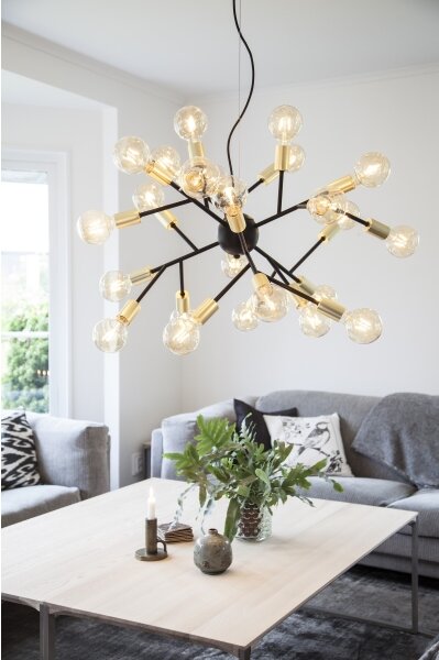 ByRydens 4200460-4002 - Lampadario a sospensione con filo HEROES 24xE27/5W/230V