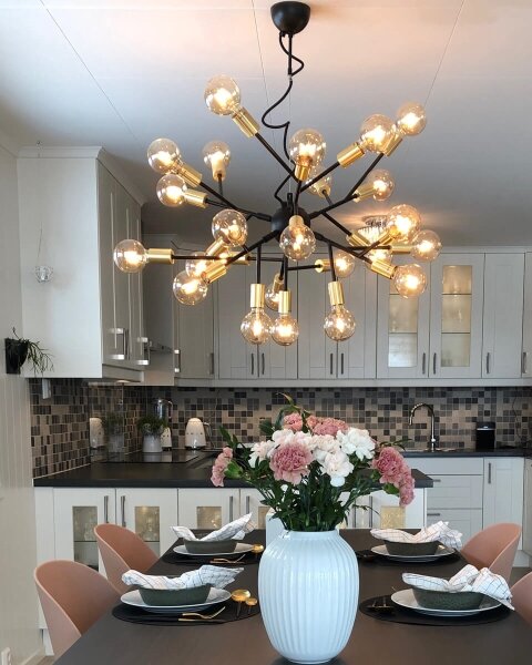 ByRydens 4200460-4002 - Lampadario a sospensione con filo HEROES 24xE27/5W/230V