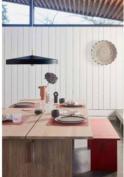 OYOY Living Design Lampada a sospensione Hat Large, dimmerabile, Nero, Soggiorno / Sala da pranzo, Metallo, Scandinavo, Lampada a sospensione