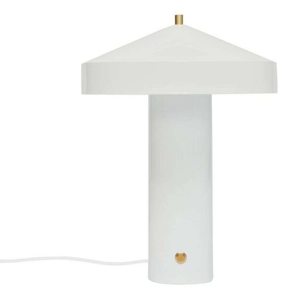 OYOY Living Design Lampada da tavolo Hatto, Bianco / Opale, Soggiorno / Sala da pranzo, Metallo, Scandinavo, Lampada da tavolo