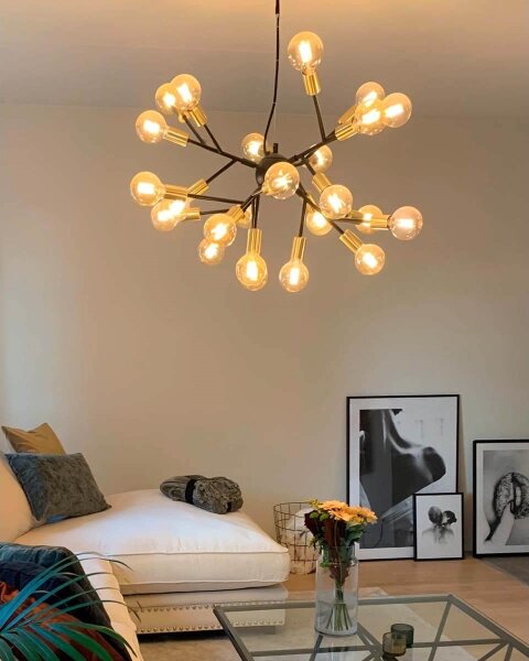 ByRydens 4200460-4002 - Lampadario a sospensione con filo HEROES 24xE27/5W/230V