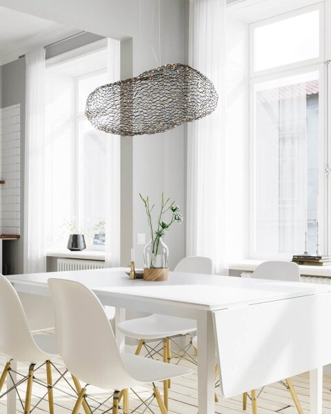 ByRydens 4201250-4002 - Lampadario LED a sospensione con filo HAYDEN LED/15W/230V nero